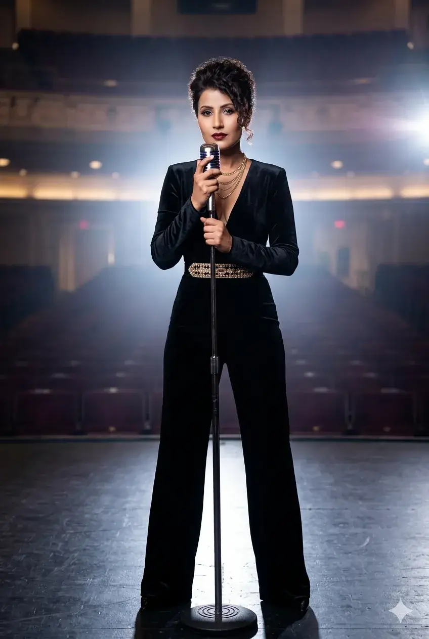 Ambili Menon performing live